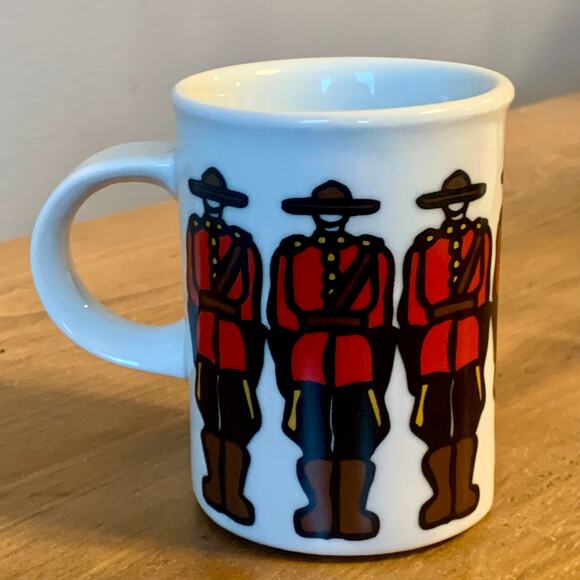 Marc Tetro Canada RCMP Mounties Coffee Tea Mug Stoneware Ceramic Danesco - Picture 3 of 9